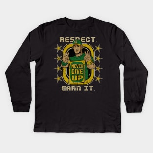 John Cena Respect Kids Long Sleeve T-Shirt